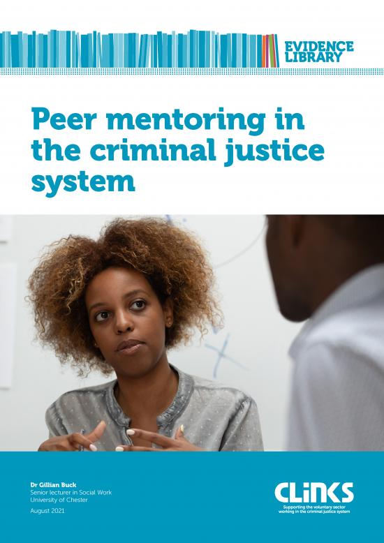 Peer mentoring in the criminal justice system