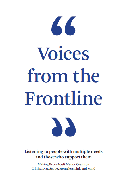Voices from the Frontline report cover