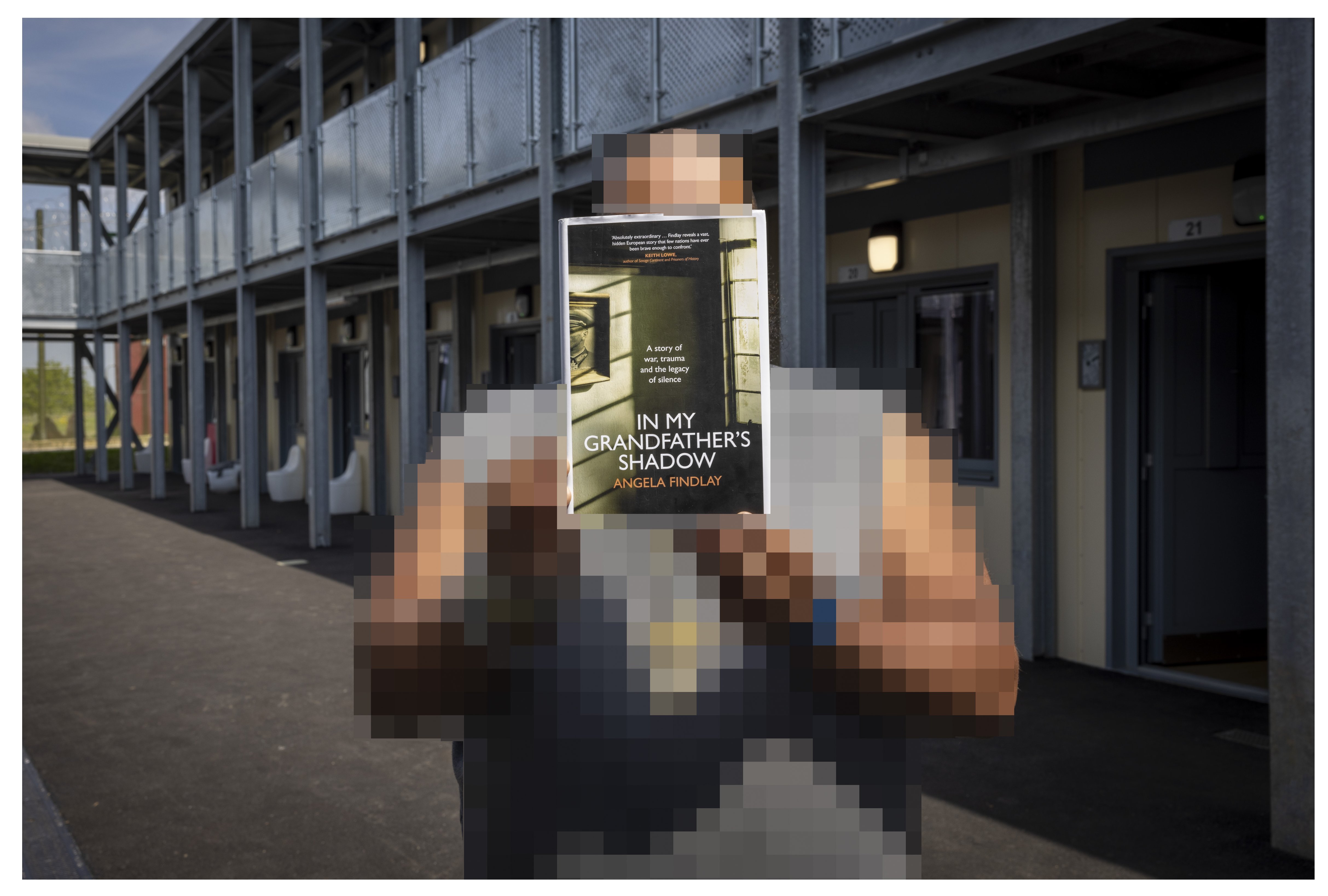 Man holding a book