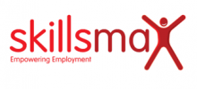 Red Skillsmax logo.