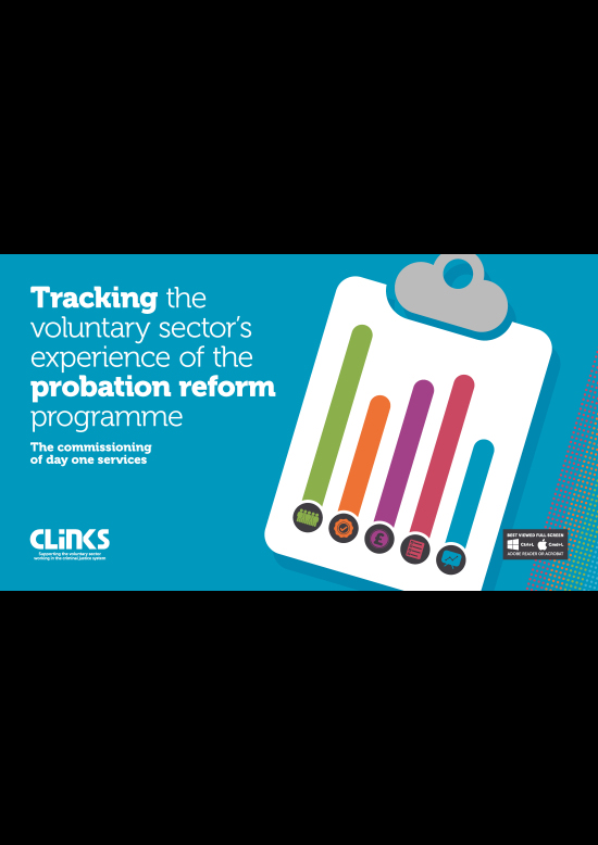 Tracking the voluntary sector’s experience of the probation reform programme