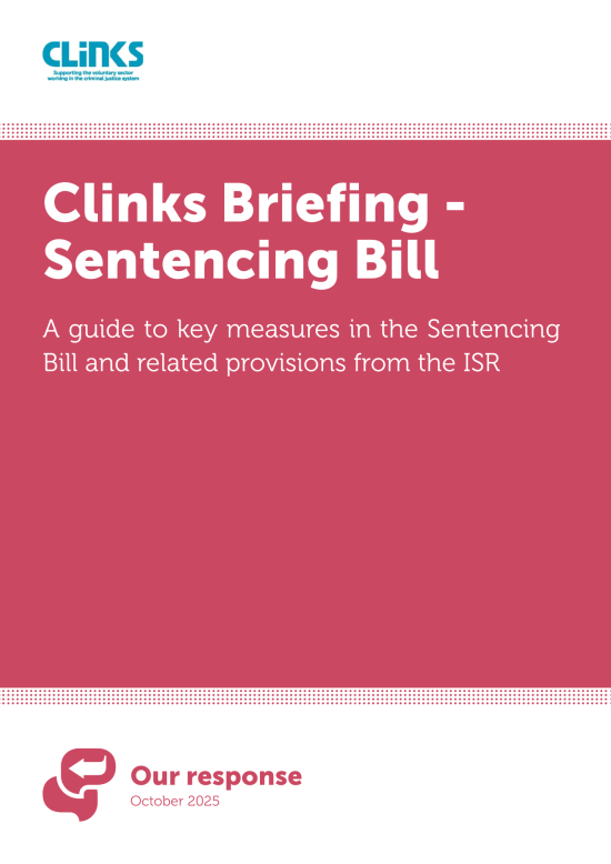 Clinks' briefing on the Sentencing Bill
